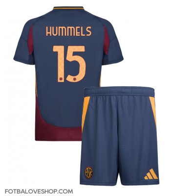AS Roma Mats Hummels #15 Dětské Alternativní Dres 2024-25 Krátký Rukáv (+ trenýrky)